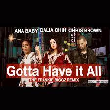 Chris Brown, Ana Baby, Dalia Chih - Gotta Have It All (The Frankie Biggz Remix) (Megatron Muzik, 201